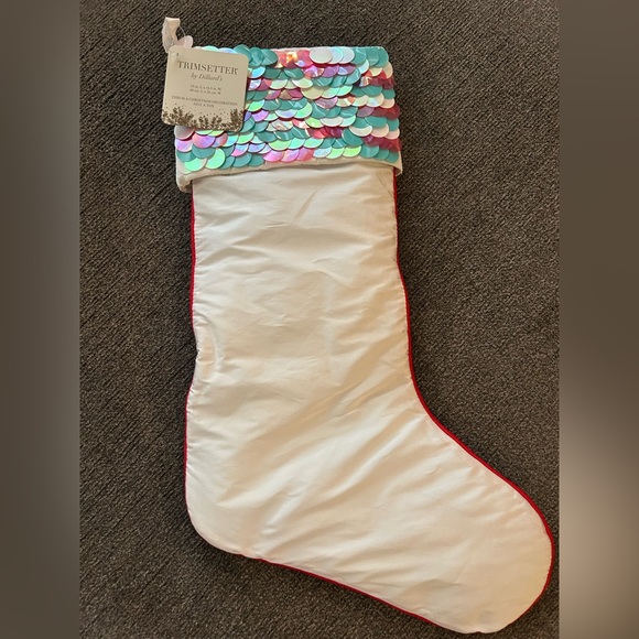 Dillard’s Trimsetter Other - Trimsetter Sequin Christmas Stocking